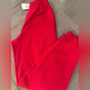 NWT Hollister Ultra High Rise Red Sweatpants